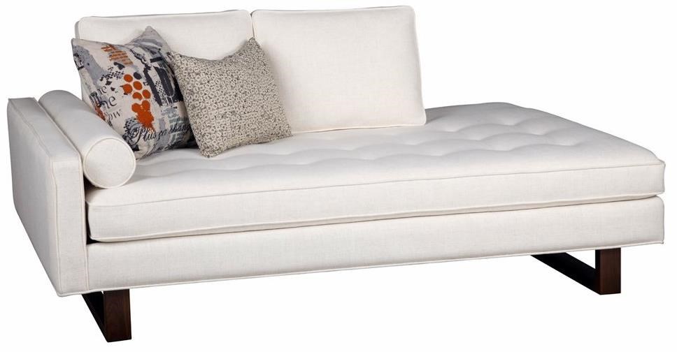 Jonathan Louis Bennett 055 29L Contemporary Left Arm Facing Chaise with Tufted Cushion Fashion Furniture Chaises